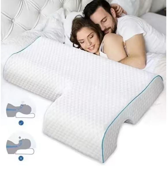 ALMOHADA PARA PAREJAS CON ESPUMA VISCOELASTICA(BRAZO IZQUIERDO)