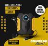 Bomba de aire portátil 12v con linterna LED digital MD