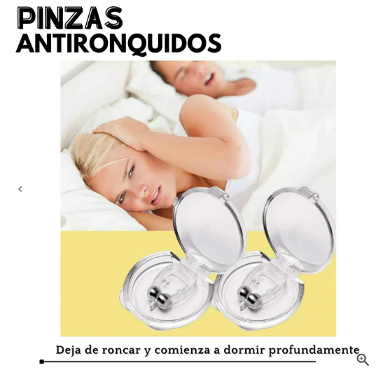 PINZA DE NARIZ ANTIRONQUIDOS